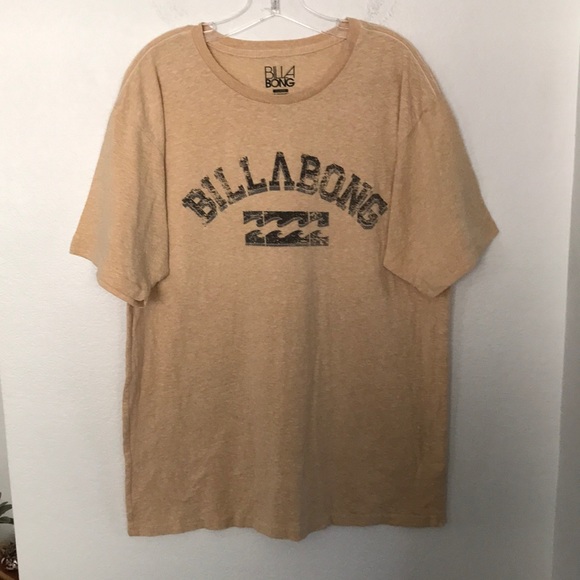 🏄🏼♂️BILLABONG T-SHIRT SIZE XL PALE YELLOW EXCELLENT COND. NEW WITHOUT TAGS - Picture 1 of 4